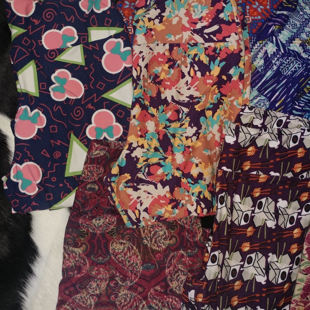 (6)Lularoe|minnie·takeout·valentine·roses·unicorn - Picture 6 of 8